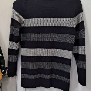 Striped Black and White Sweater